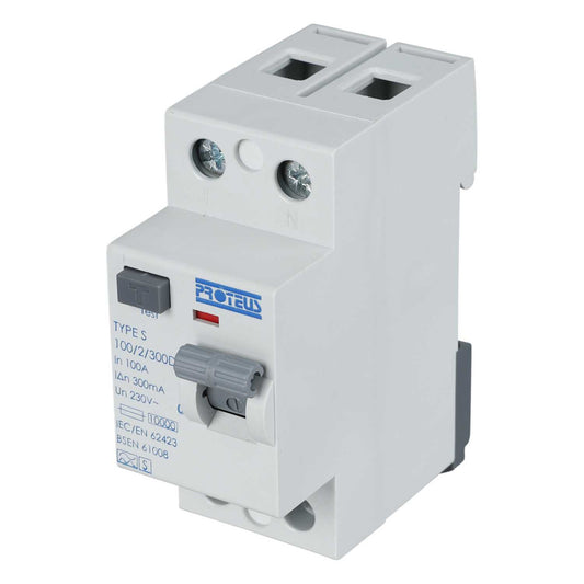 Proteus 100A 2 Pole 300mA Type A Time Delay RCD