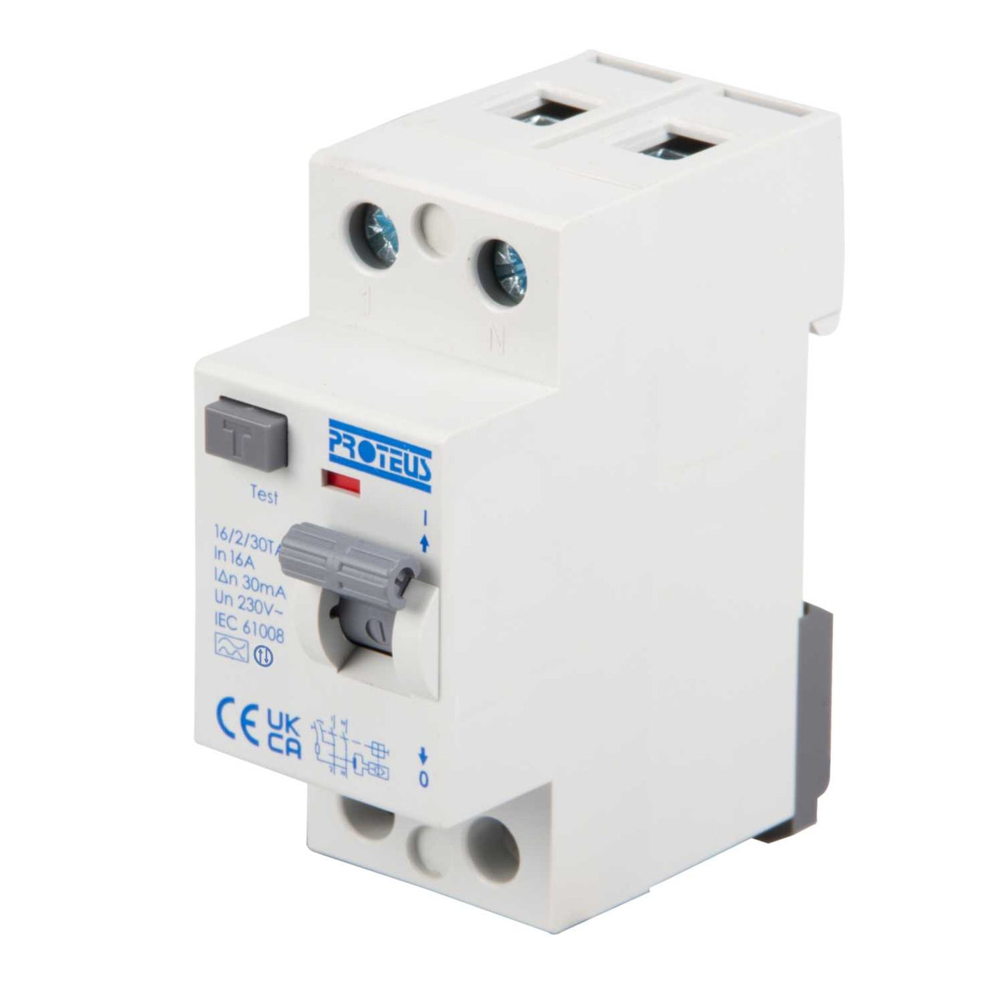 Proteus Bidirectional 16A 2 Pole 30mA Type A RCD