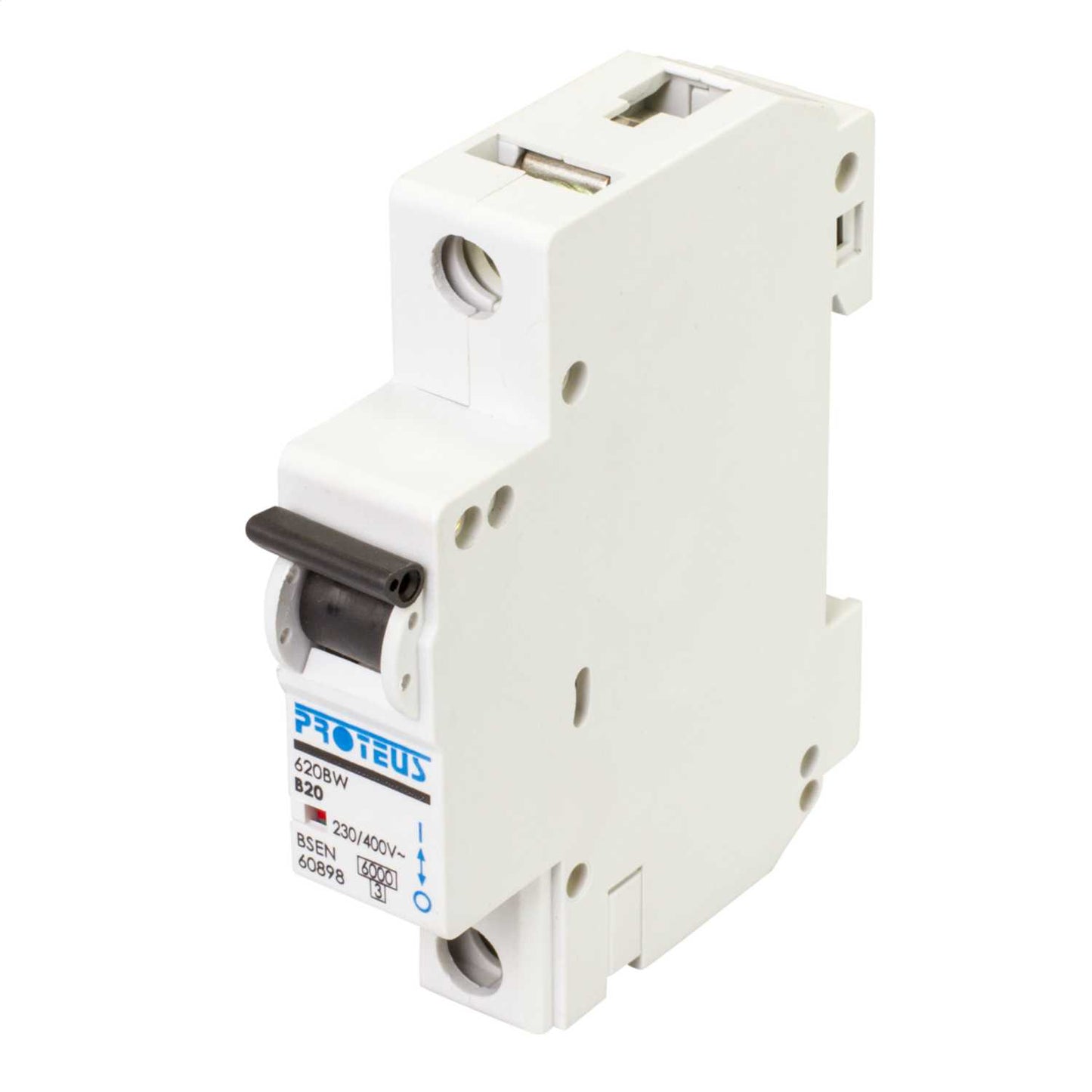 Proteus 20A Single Pole 6kA B Curve MCB