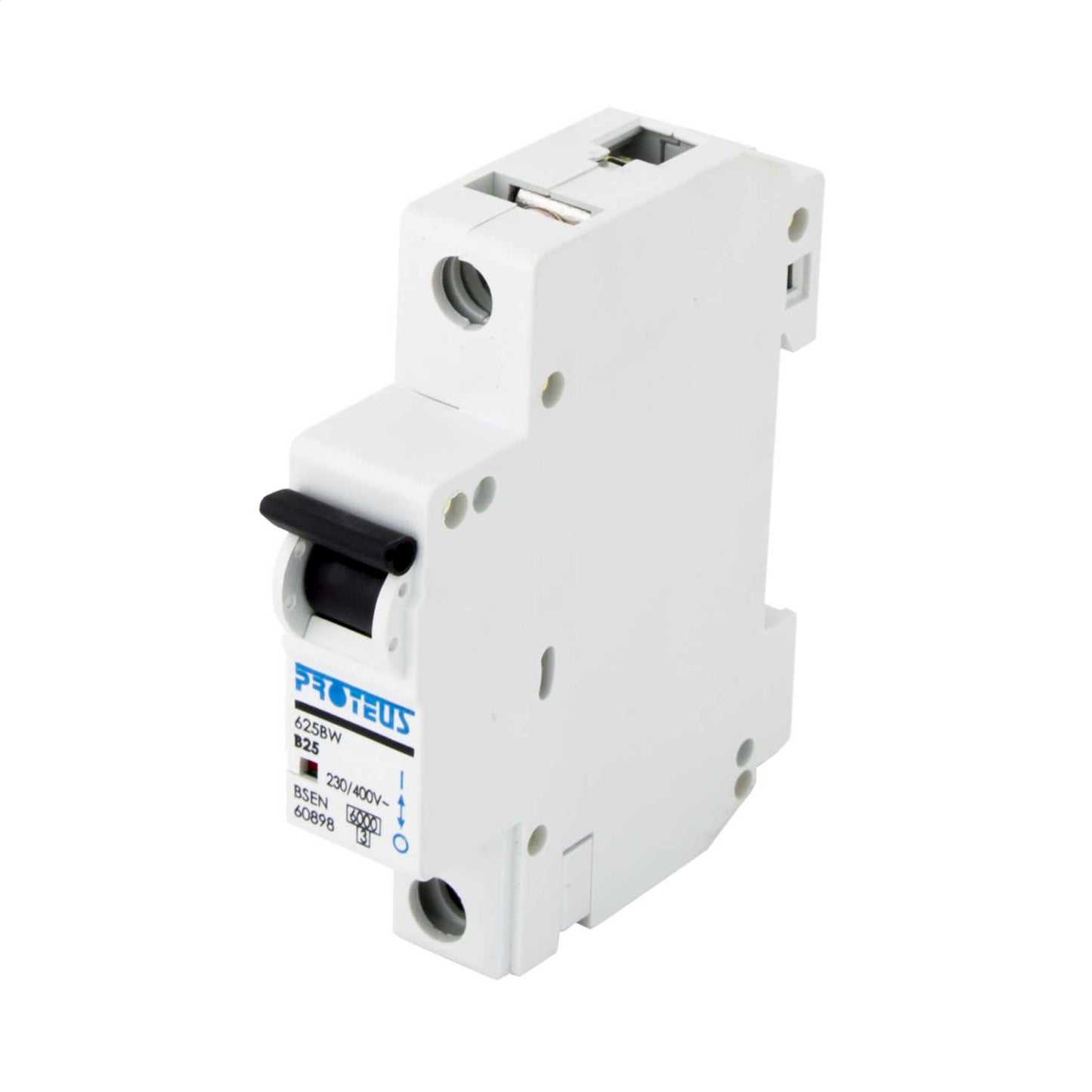 Proteus 25A Single Pole 6kA B Curve MCB