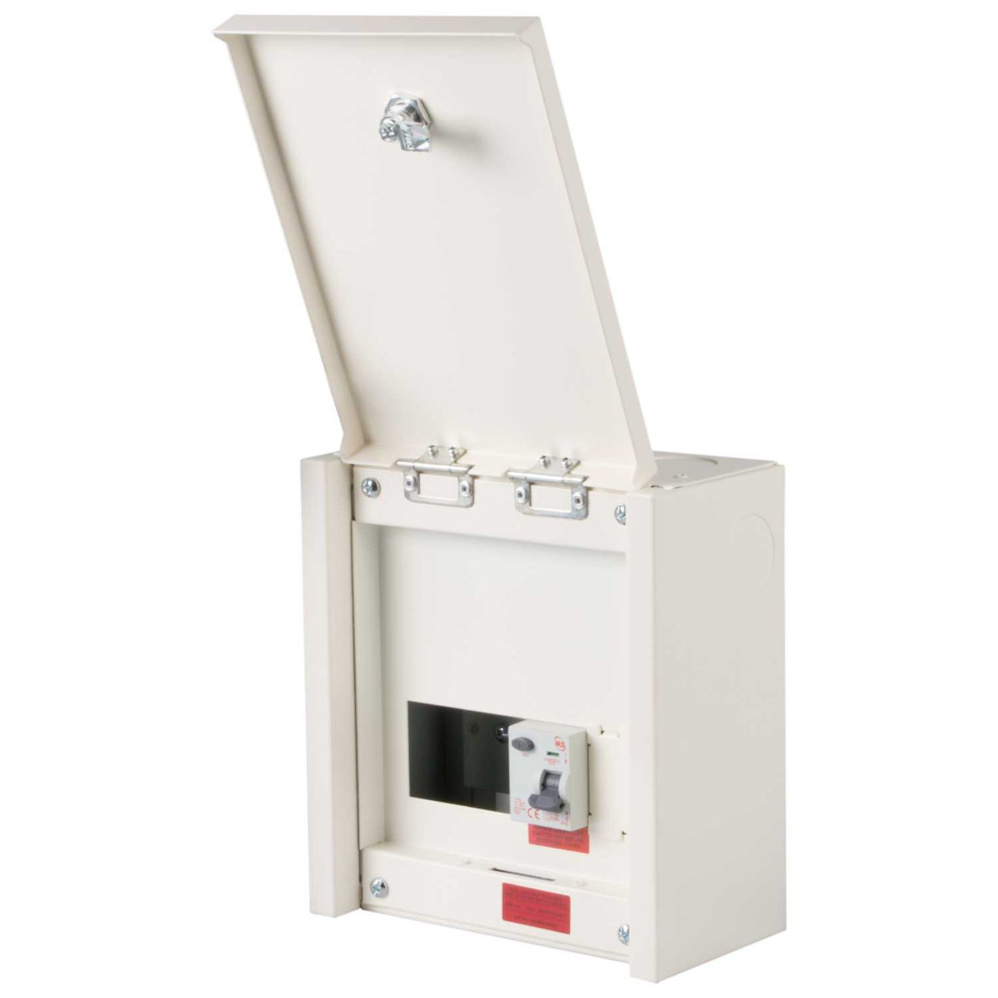 M2 4 Way 80A 30mA Type A RCD Incomer Metal Clad Consumer Unit