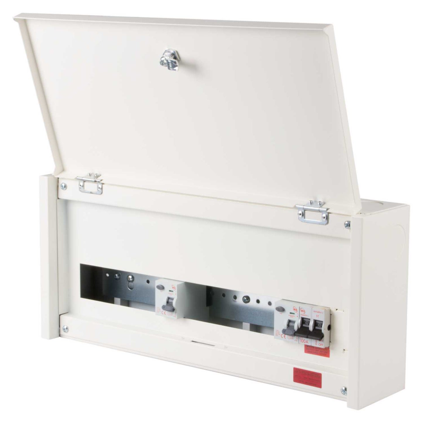 M2 8 + 8 Dual 80A Type A RCD Metal Clad Consumer Unit