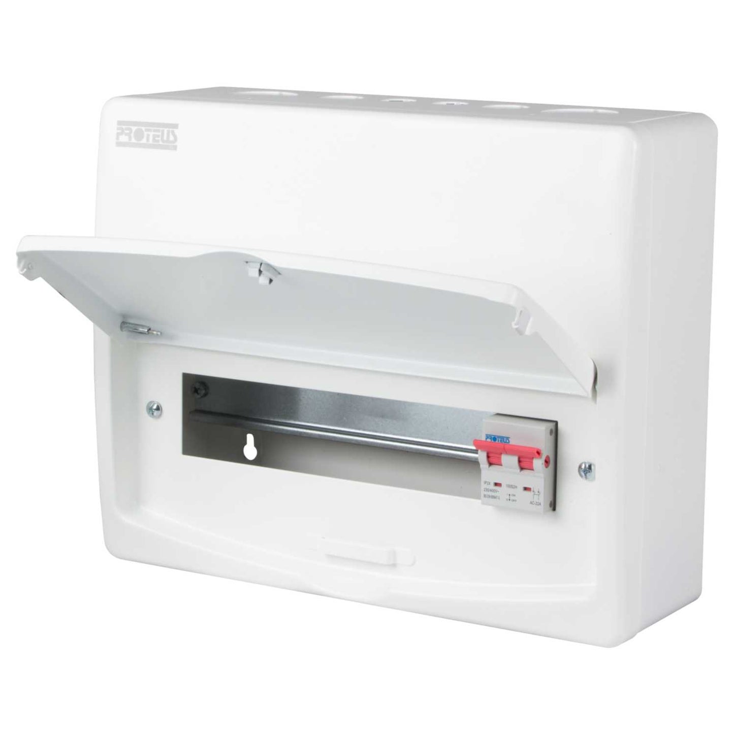 Proteus 10 Way 100A Isolator Incomer Metal Clad Consumer Unit
