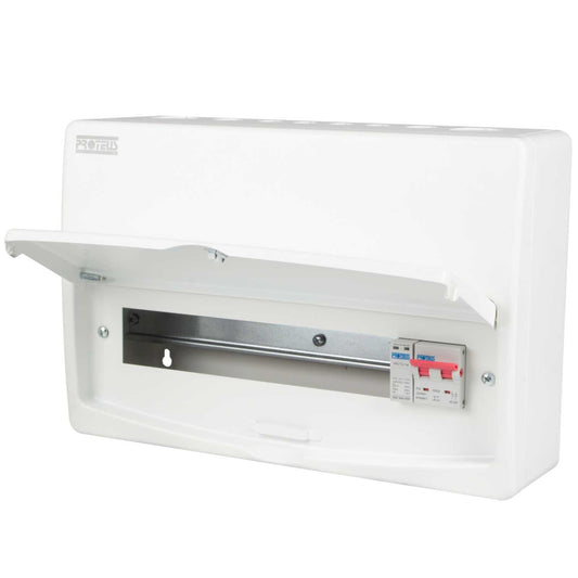 Proteus 13 Way 100A Isolator Incomer Metal Clad Consumer Unit with Type 2 SPD