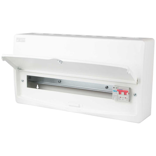 Proteus 19 Way 100A Isolator Incomer Metal Clad Consumer Unit with Type 2 SPD