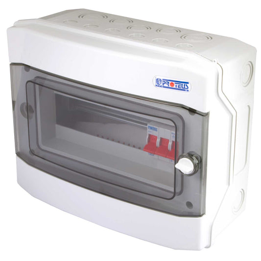 Proteus 2 Way TP Type B Distribution Board 100A Incomer IP65