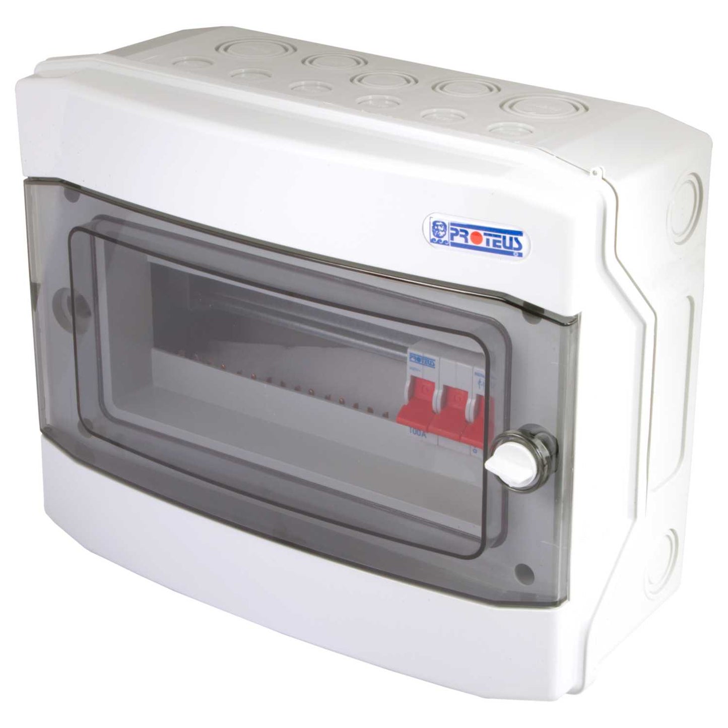 Proteus 3 Way TP Type B Distribution Board 100A Incomer IP65