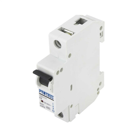 Proteus 2A Single Pole 10kA C Curve MCB