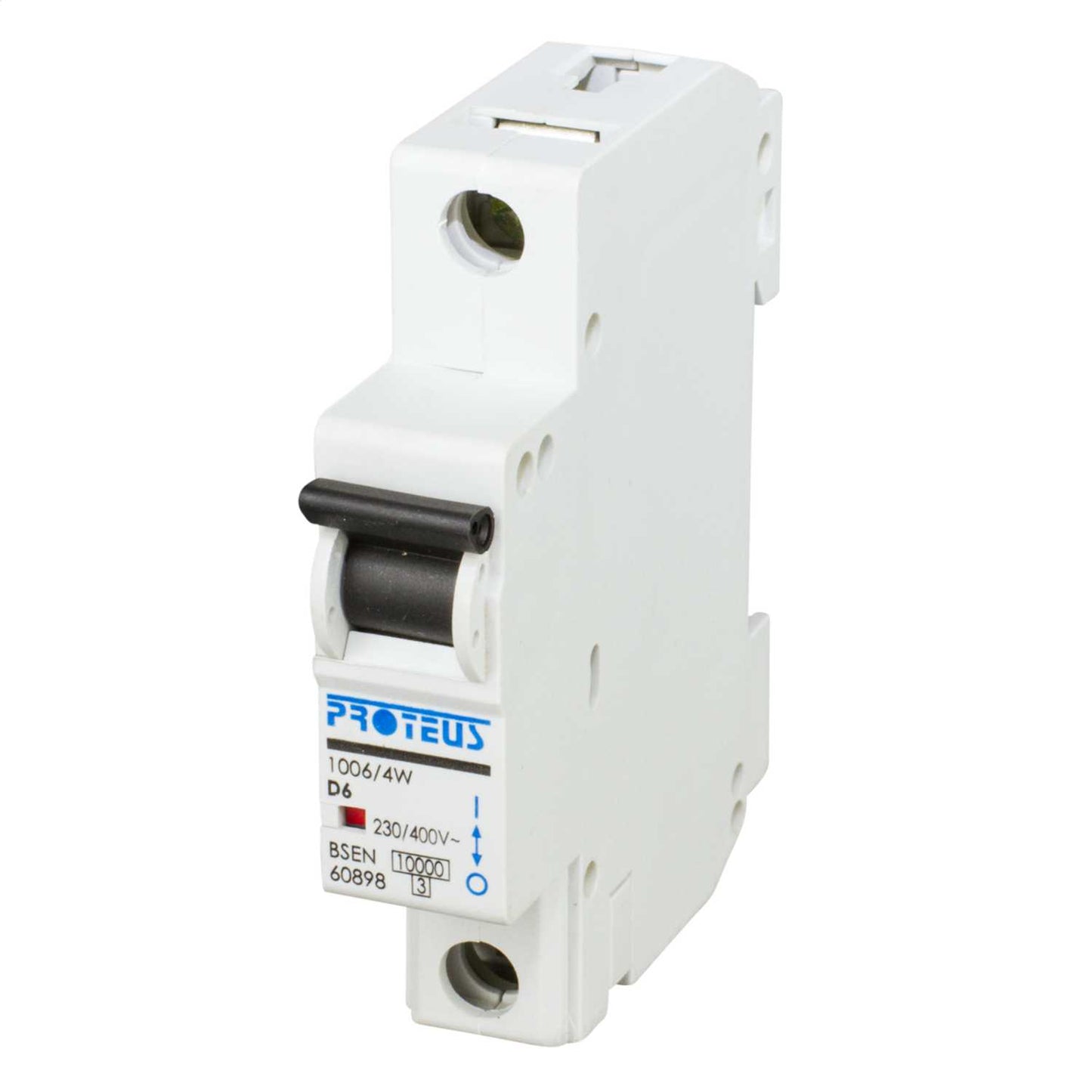 Proteus 6A Single Pole 10kA D Curve MCB