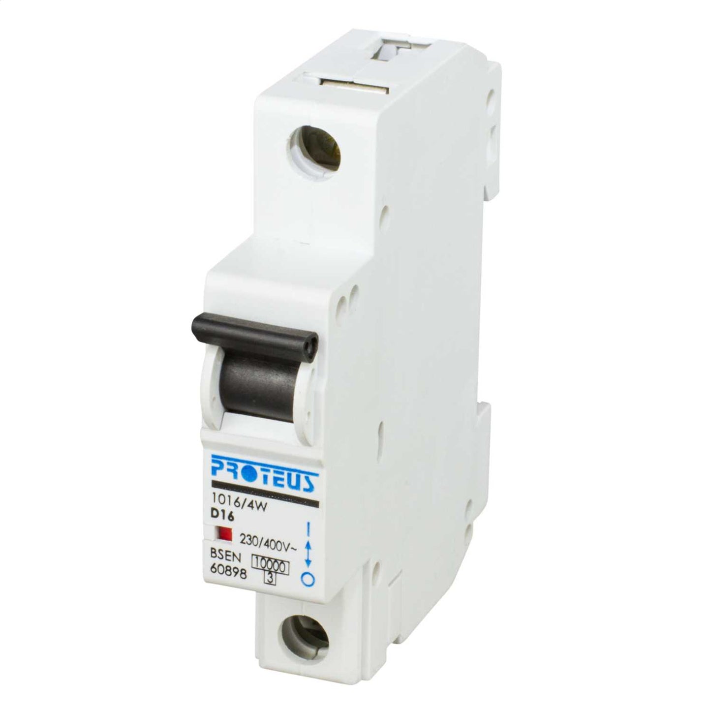 Proteus 16A Single Pole 10kA D Curve MCB