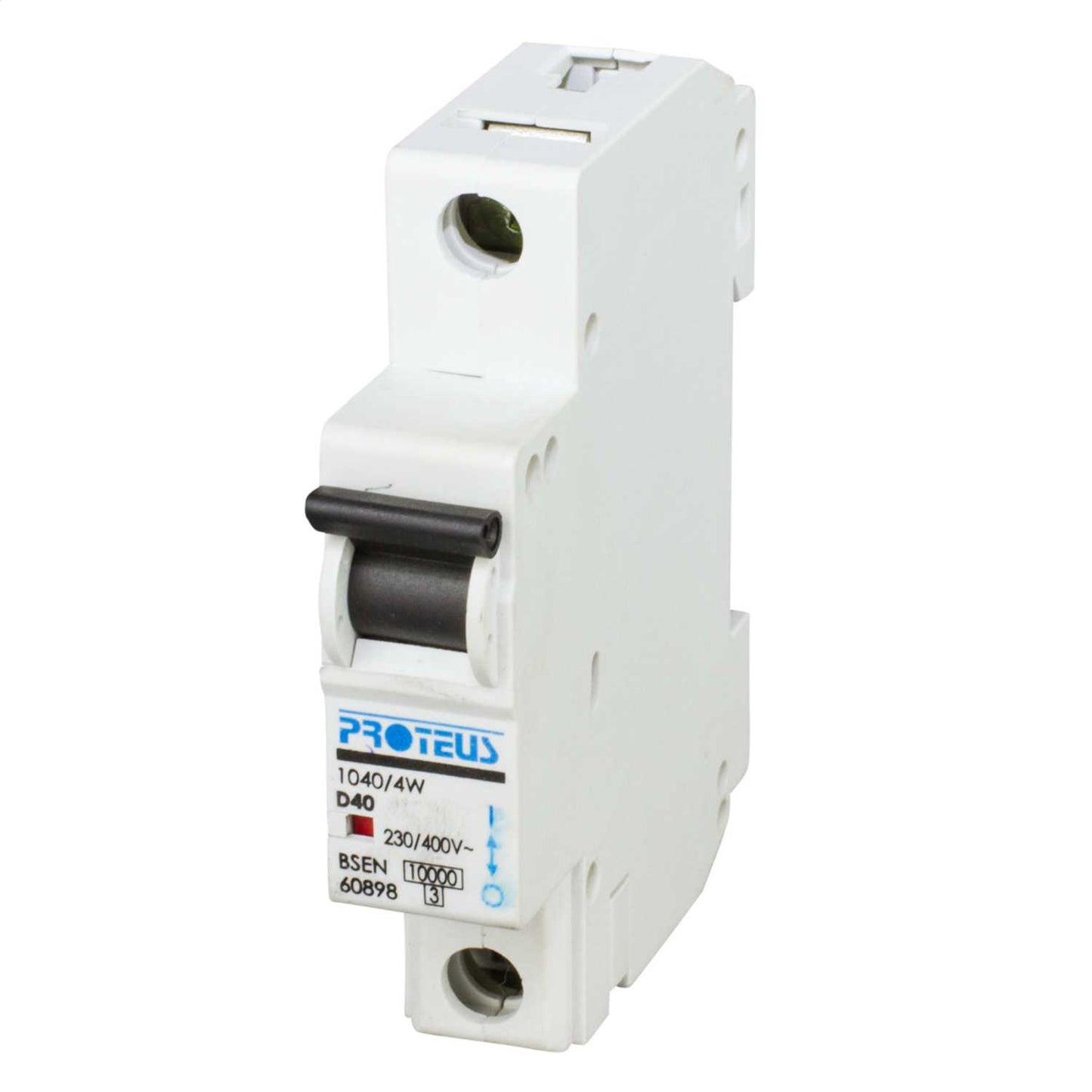 Proteus 40A Single Pole 10kA D Curve MCB
