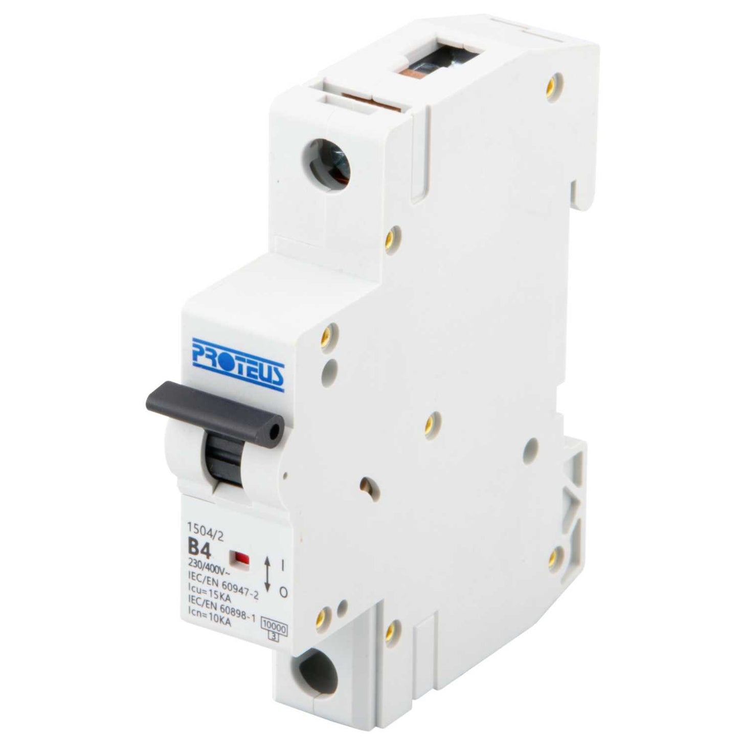 Proteus 4A Single Pole 15kA B Curve MCB