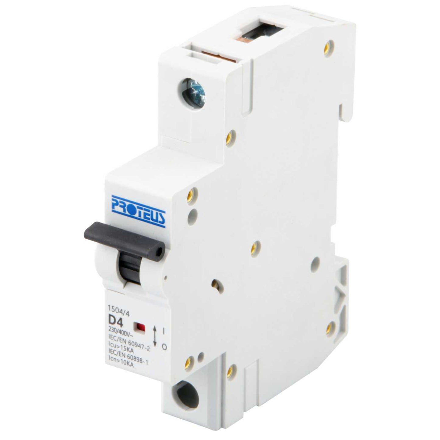 Proteus 4A Single Pole 15kA D Curve MCB