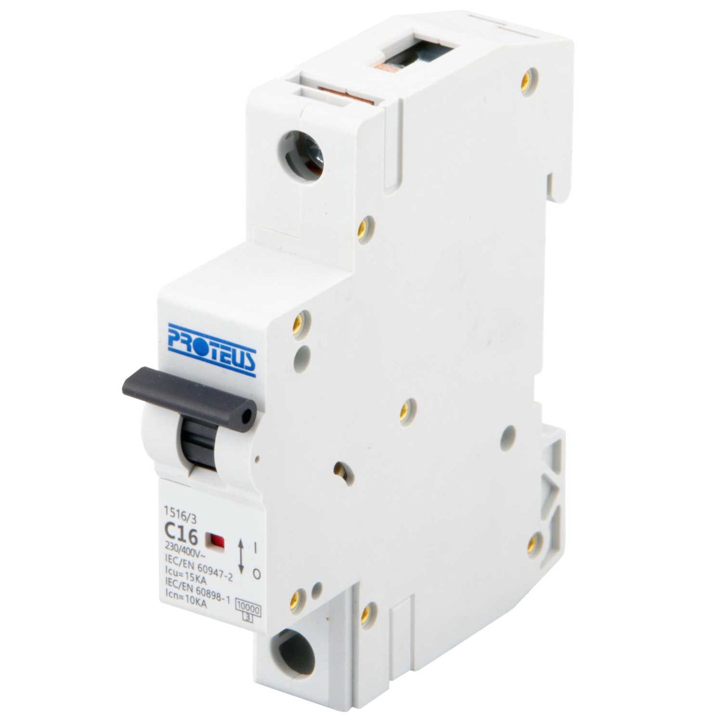 Proteus 16A Single Pole 15kA C Curve MCB