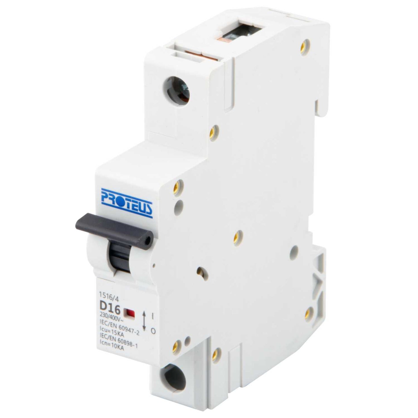 Proteus 16A Single Pole 15kA D Curve MCB