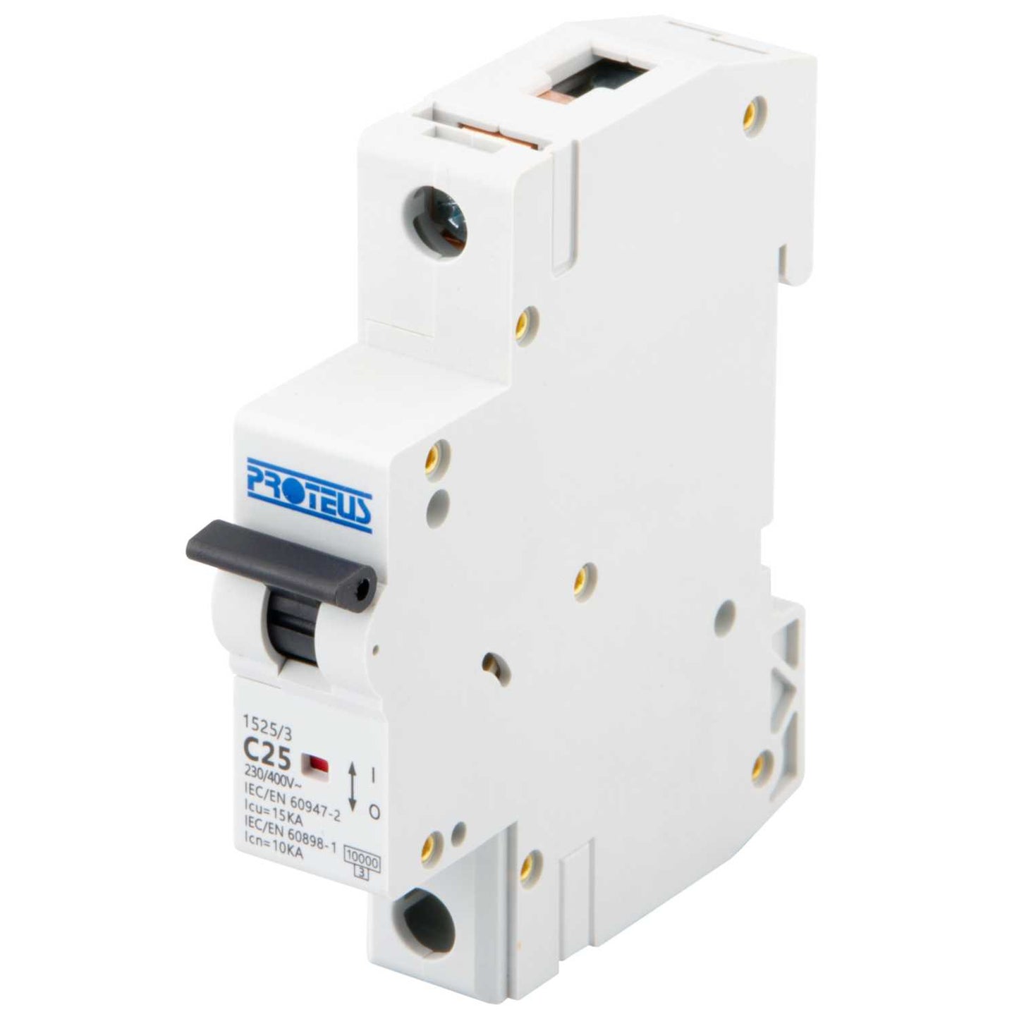 Proteus 25A Single Pole 15kA C Curve MCB