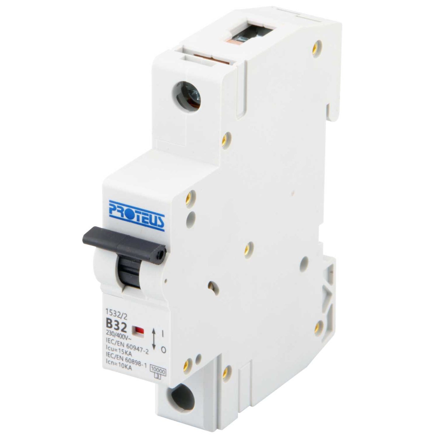 Proteus 32A Single Pole 15kA B Curve MCB
