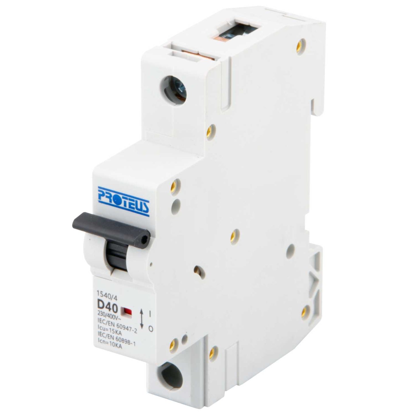 Proteus 40A Single Pole 15kA D Curve MCB