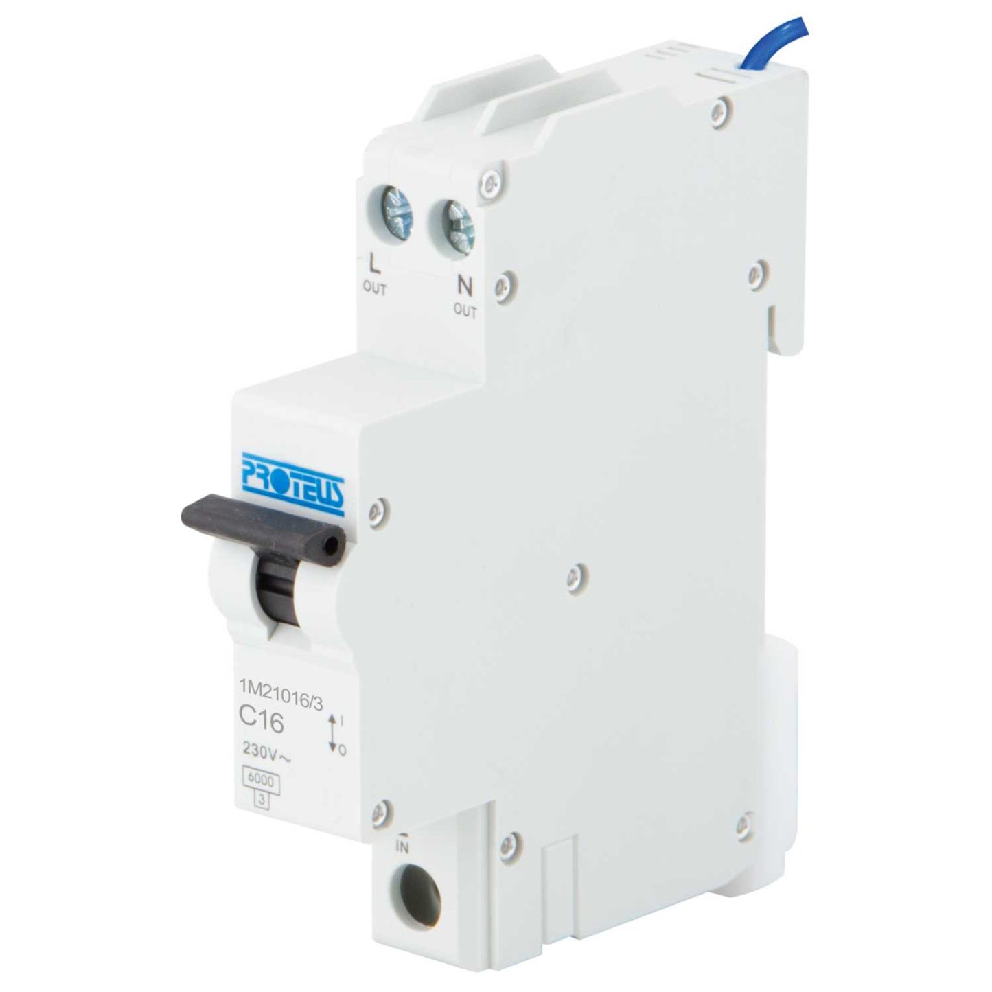 Proteus 16A Double Pole 6kA C Curve Compact MCB