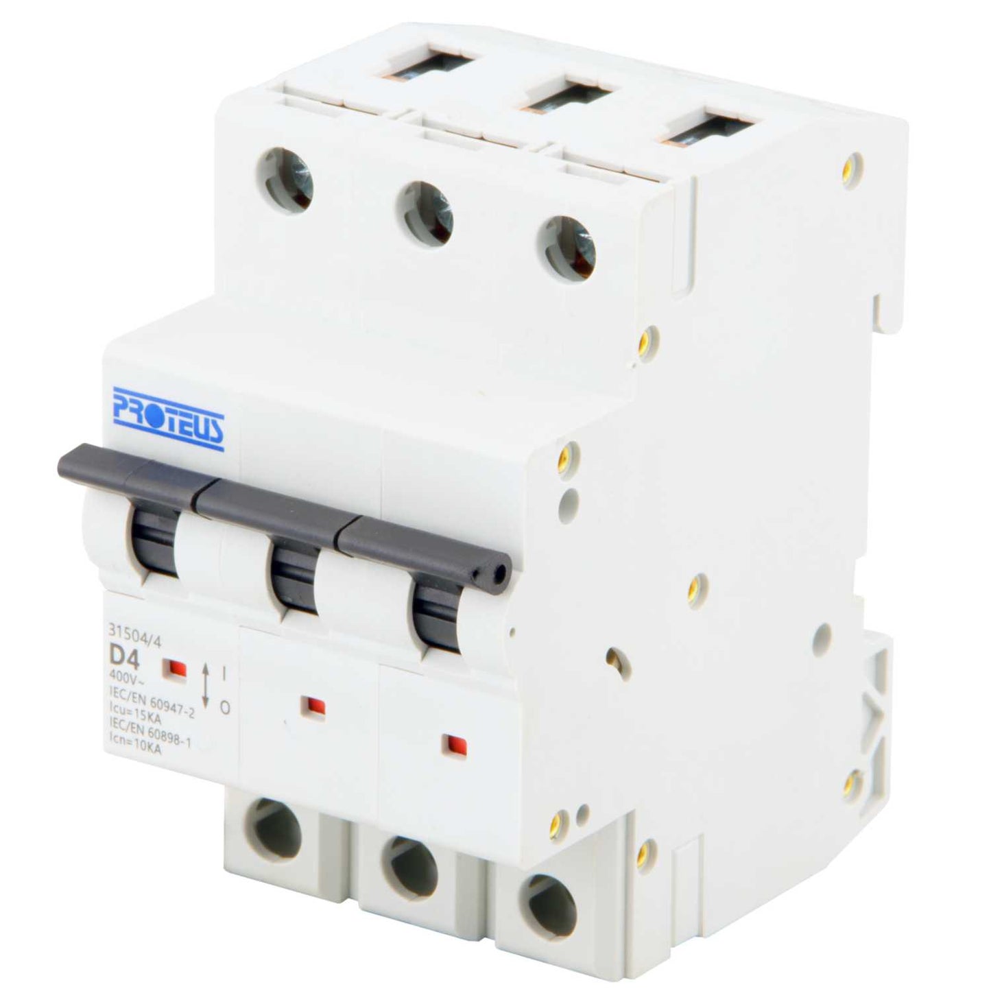 Proteus 4A Triple Pole 15kA D Curve MCB