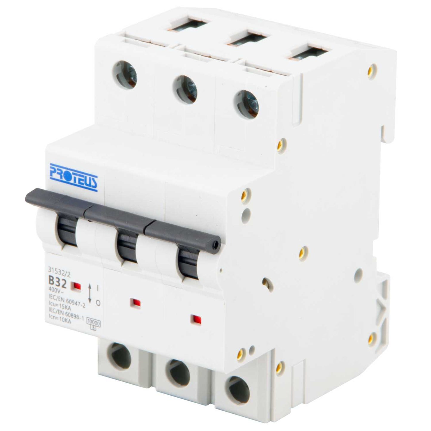 Proteus 32A Triple Pole 15kA B Curve MCB