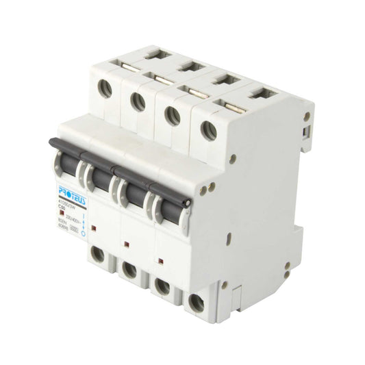 Proteus 50A Four Pole 6kA C Curve MCB