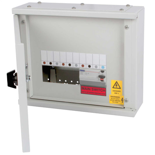 Proteus 2 Way TP+N Type B Horizontal Distribution Board 100A 30mA 4P RCD