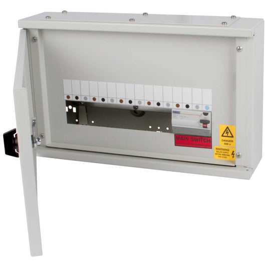 Proteus 4 Way TP+N Type B Horizontal Distribution Board 100A 30mA 4P RCD