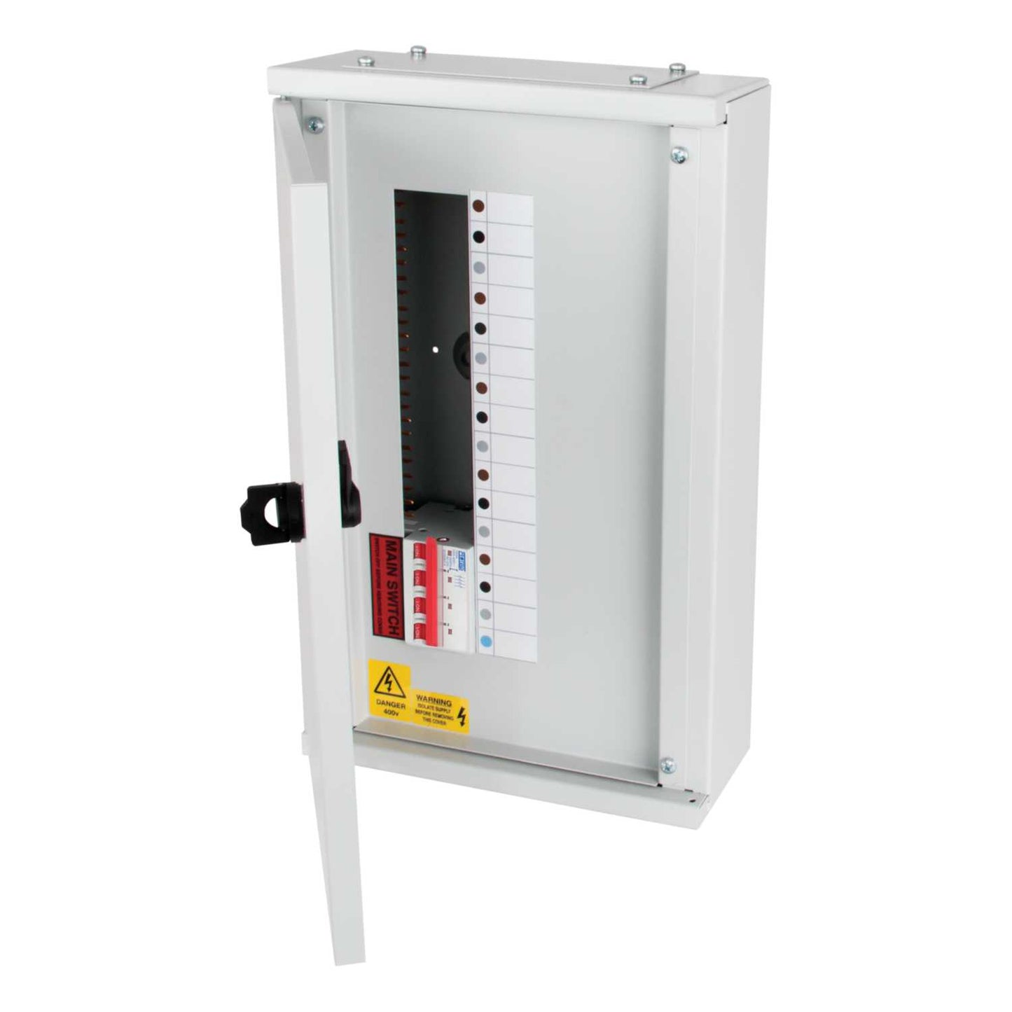 Proteus 4 Way TP+N Type B Vertical Distribution Board 100A Incomer