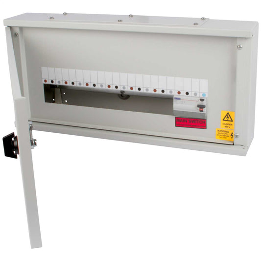 Proteus 6 Way TP+N Type B Horizontal Distribution Board 100A 30mA 4P RCD