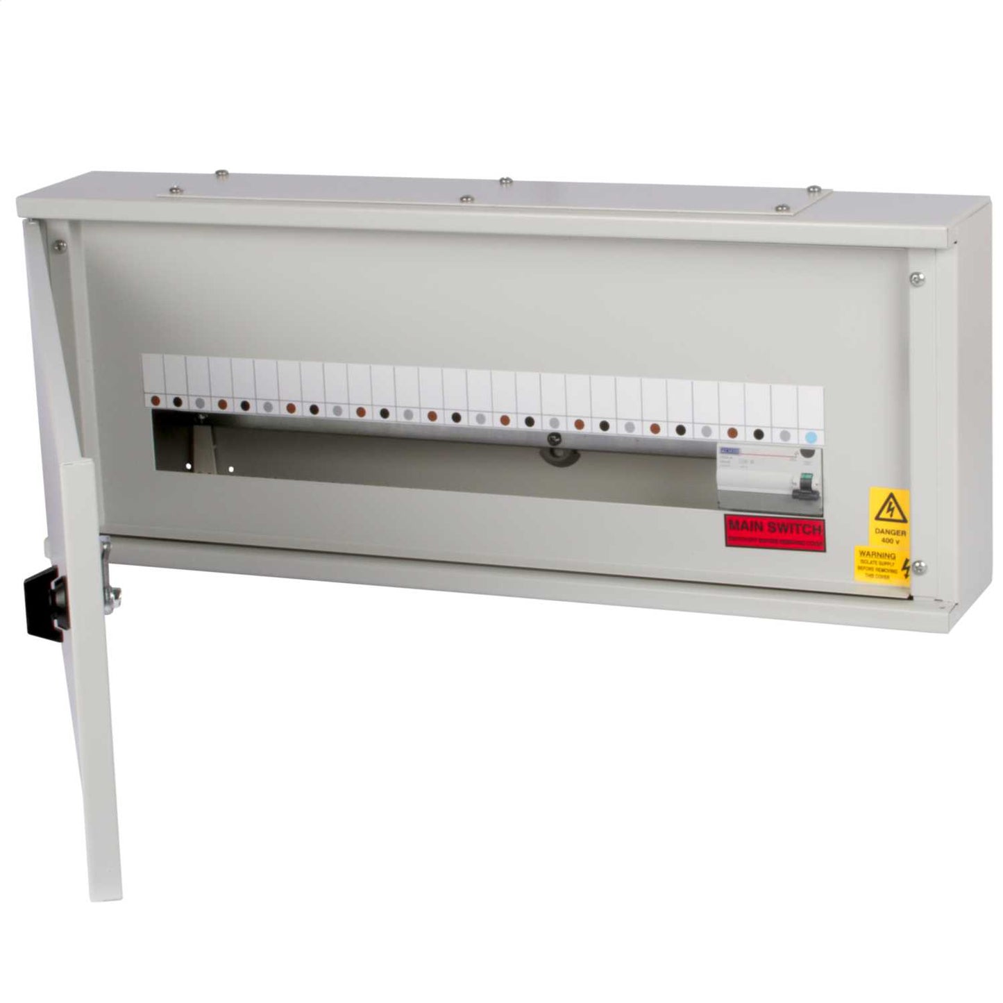 Proteus 8 Way TP+N Type B Horizontal Distribution Board 100A 30mA 4P RCD