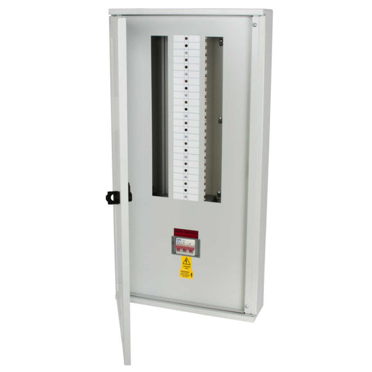 Proteus 16 Way TP+N Type B Distribution Board with 125A Isolator Incomer