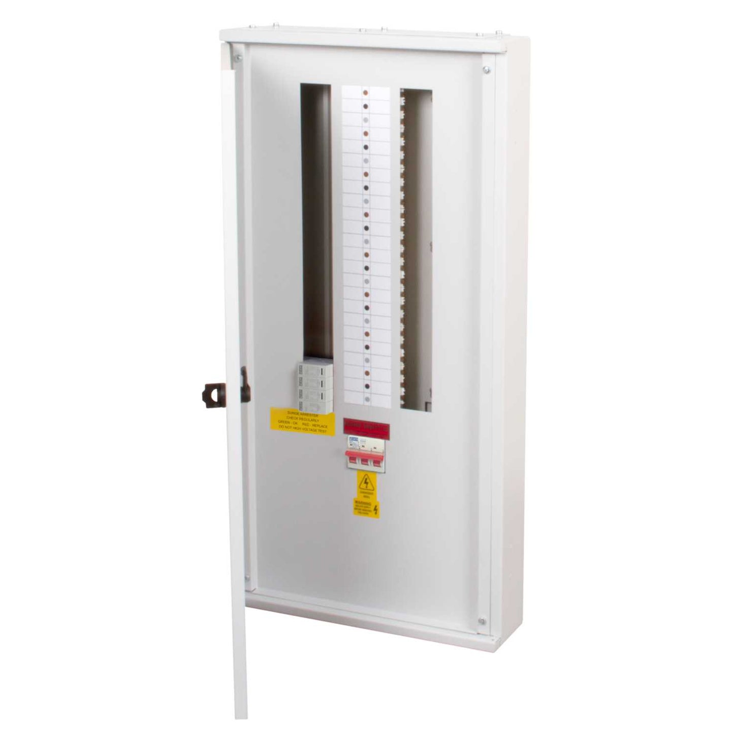 Proteus 15 Way TP+N Type B Distribution Board with 125A Incomer and Type 1+2 SPD