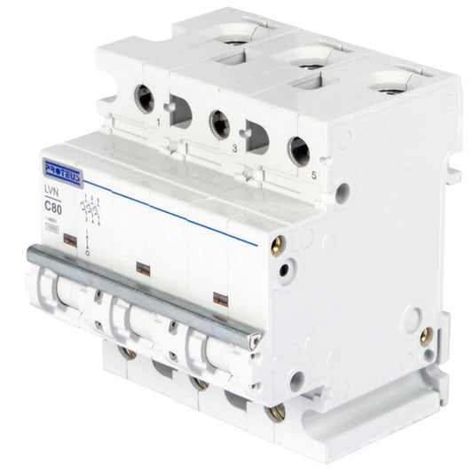 Proteus 80A Triple Pole 10kA C Curve MCB