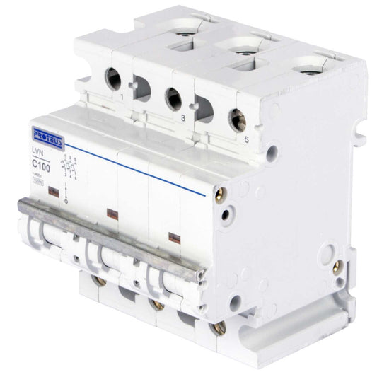 Proteus 100A Triple Pole 10kA C Curve MCB