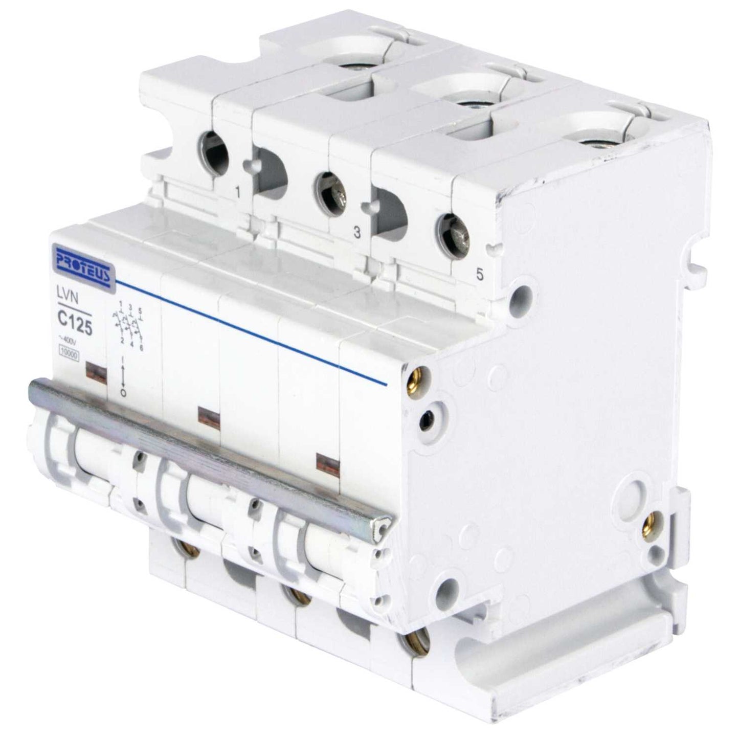 Proteus 125A Triple Pole 10kA C Curve MCB