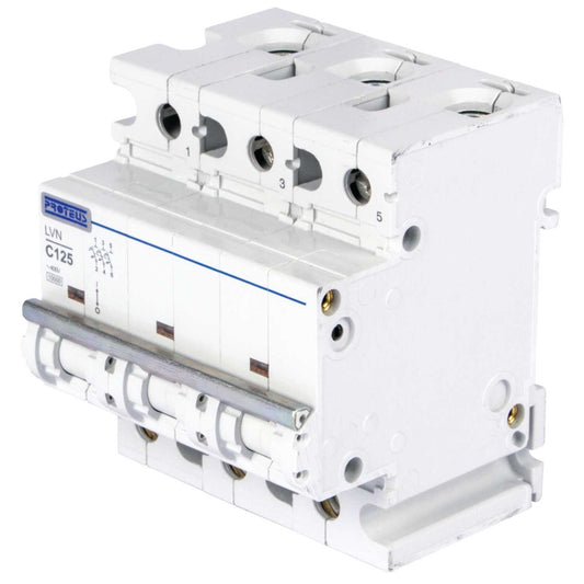 Proteus 125A Triple Pole 10kA C Curve MCB