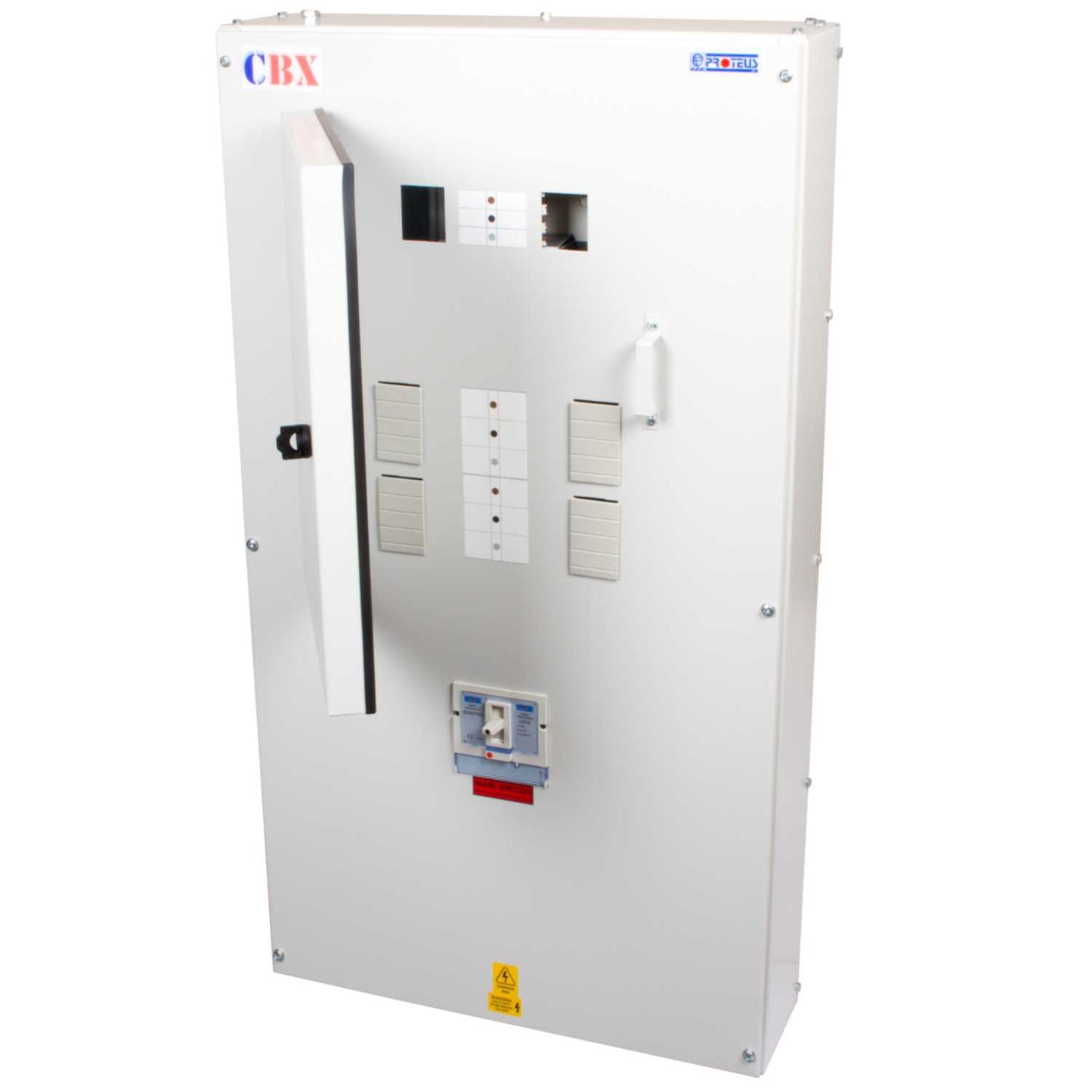 Proteus 2 + 4 Way TP+N MCB Combination Board with 250A Isolator Incomer