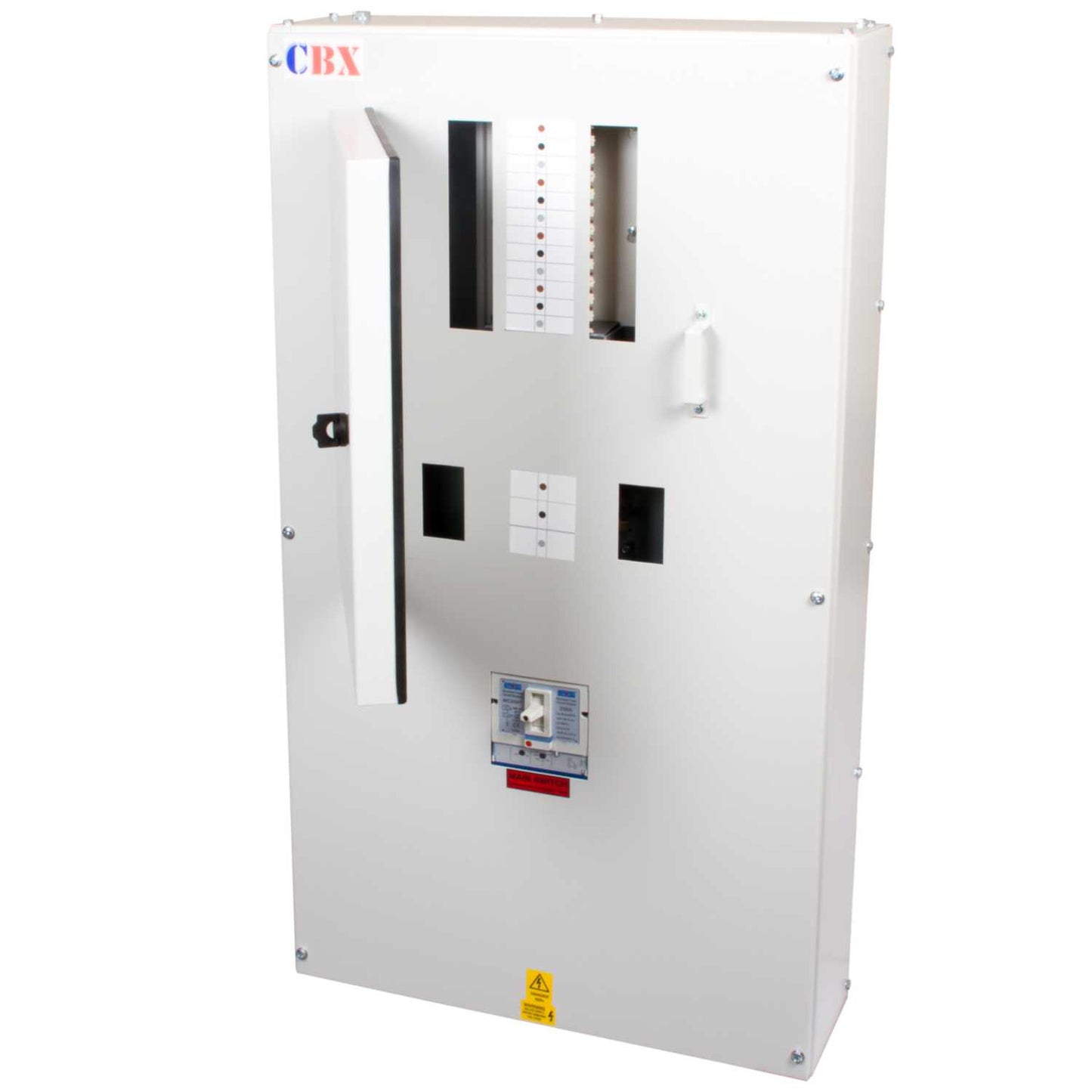 Proteus 8 + 2 Way TP+N MCB Combination Board with 250A Isolator Incomer