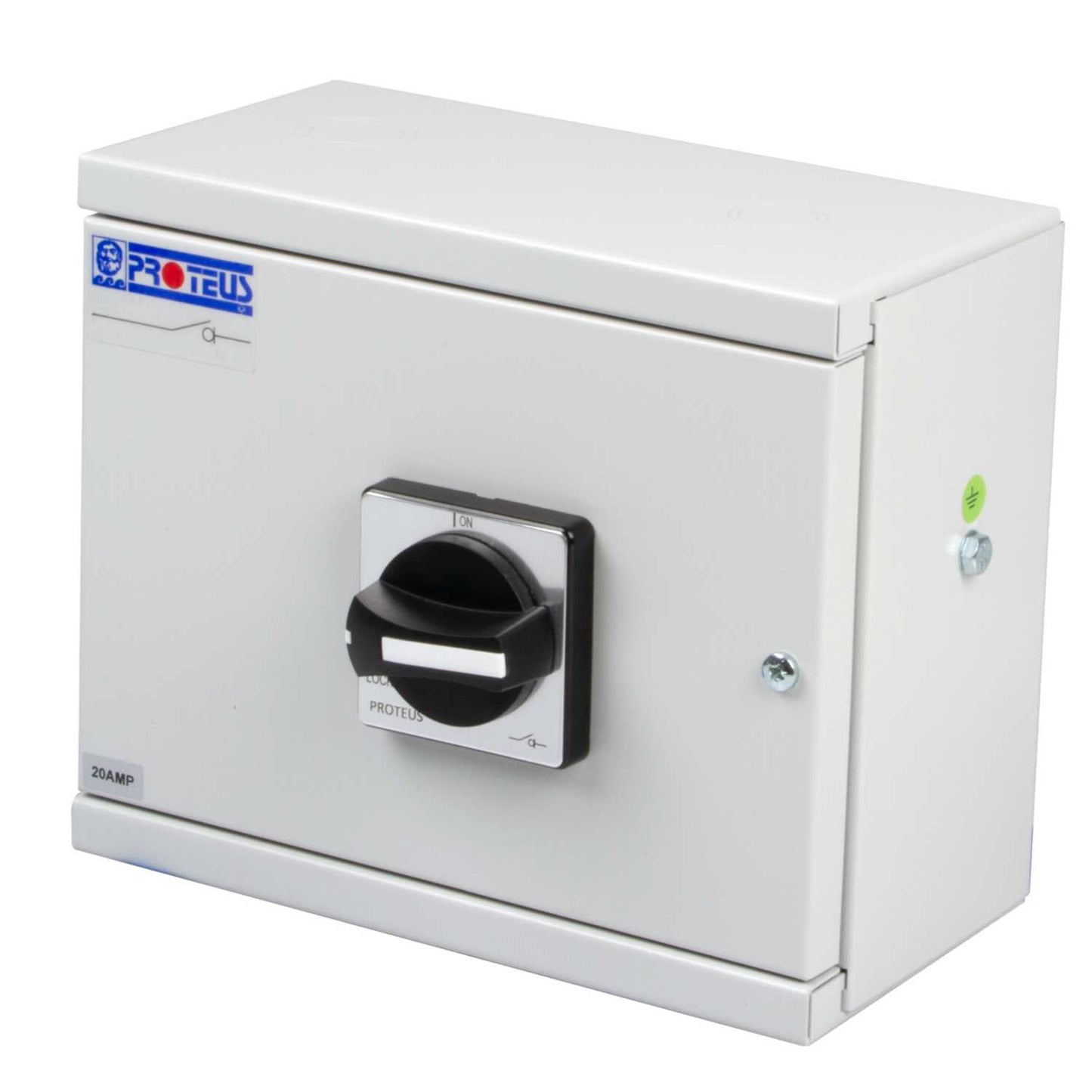 Proteus Euro 20A TP+N Metal Isolator Switch Disconnector