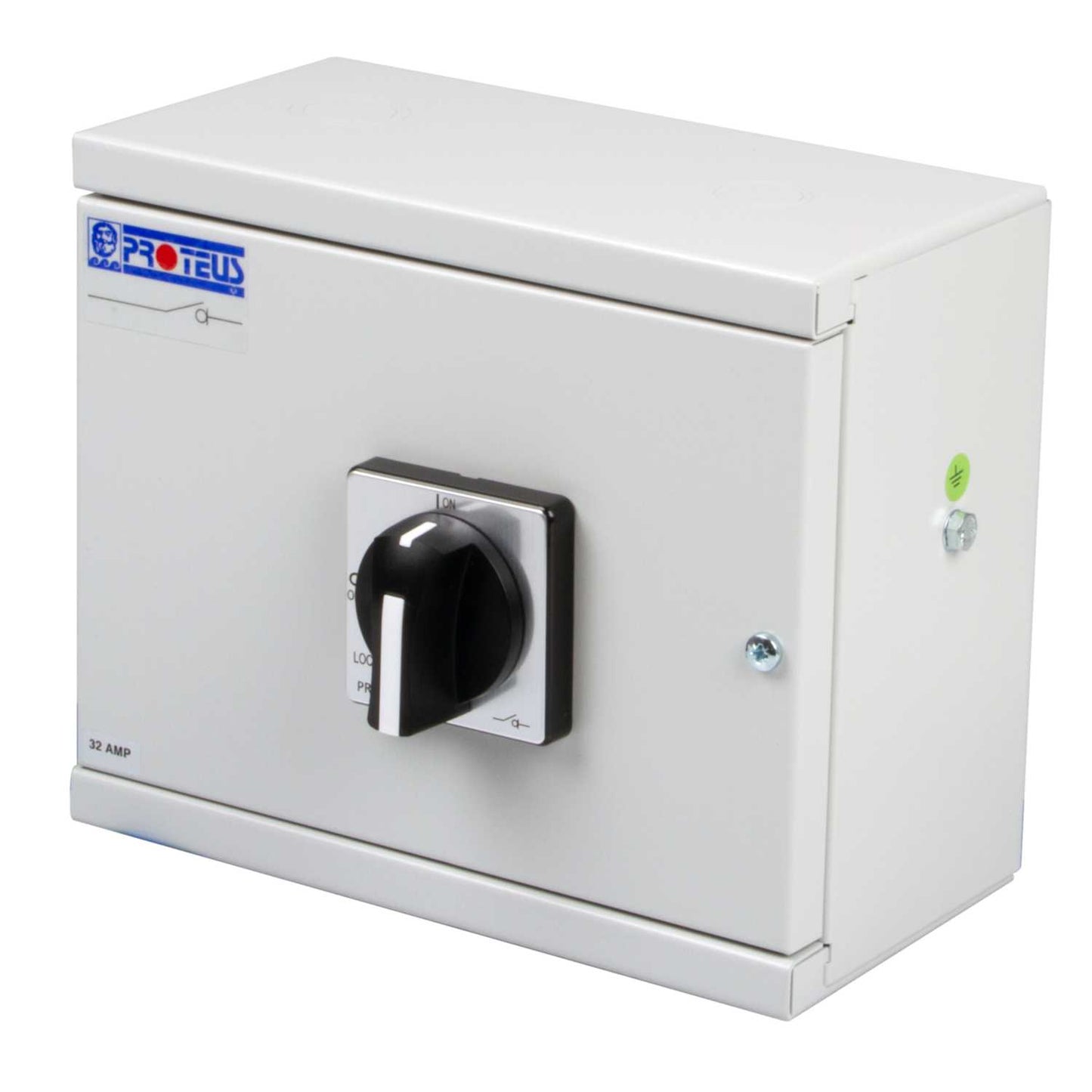 Proteus Euro 32A TP+N Metal Isolator Switch Disconnector
