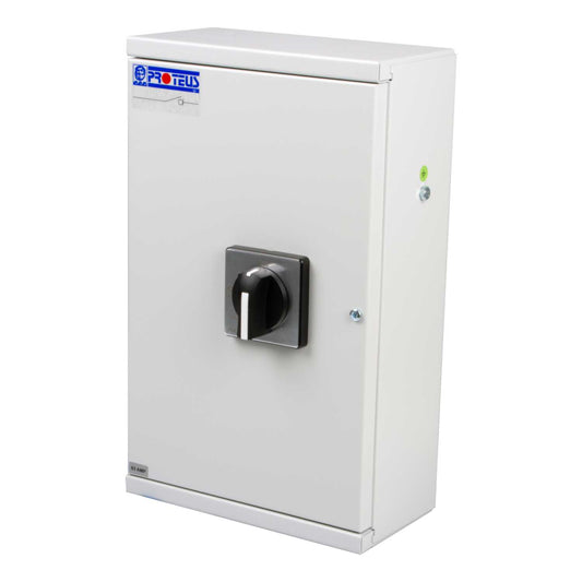 Proteus Euro 63A TP+N Metal Isolator Switch Disconnector