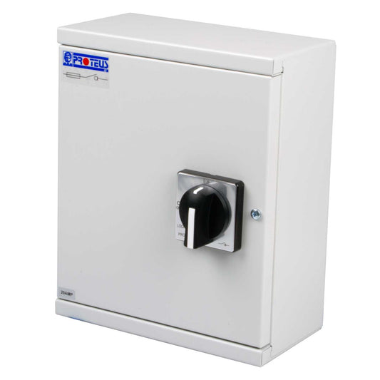 Proteus Euro 20A TP+N Metal Switch Fuse
