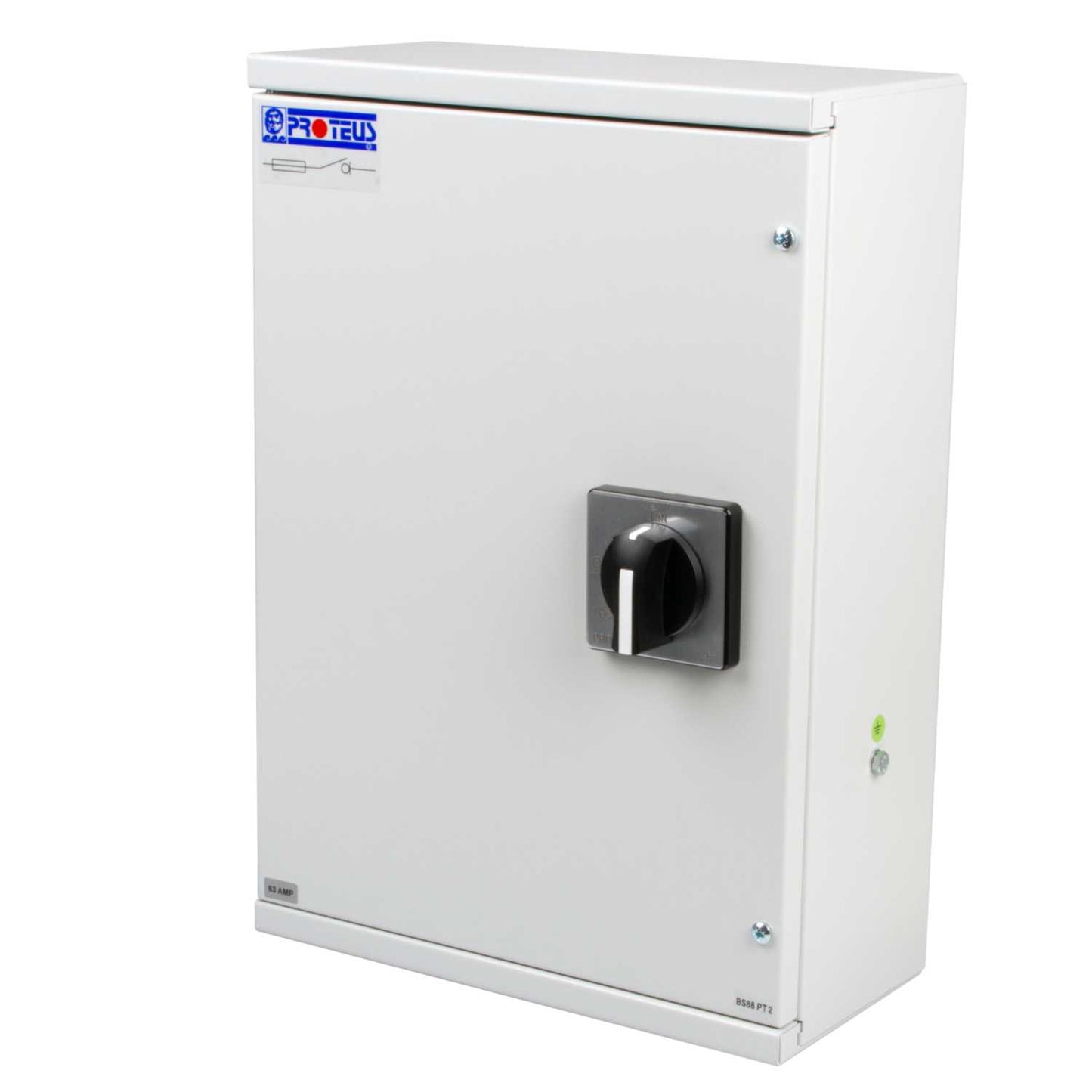 Proteus Euro 63A TP+N Metal Switch Fuse