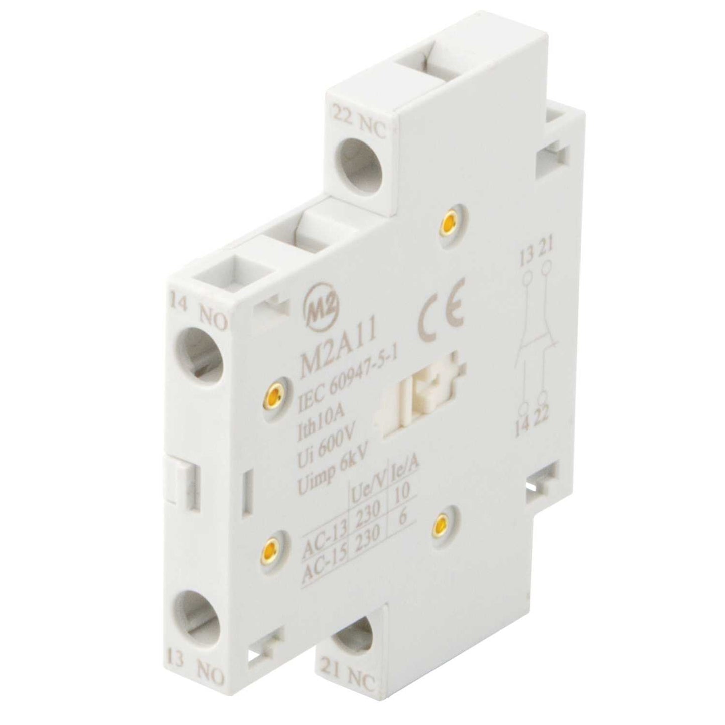 Proteus 10A Auxiliary Contact 1NO + 1NC for M2 IP67 Rotary Isolators 20A - 100A