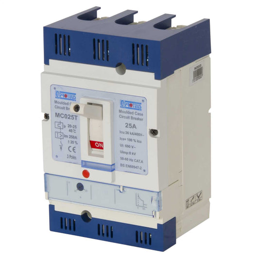 Proteus 25A Triple Pole 36kA Mccb