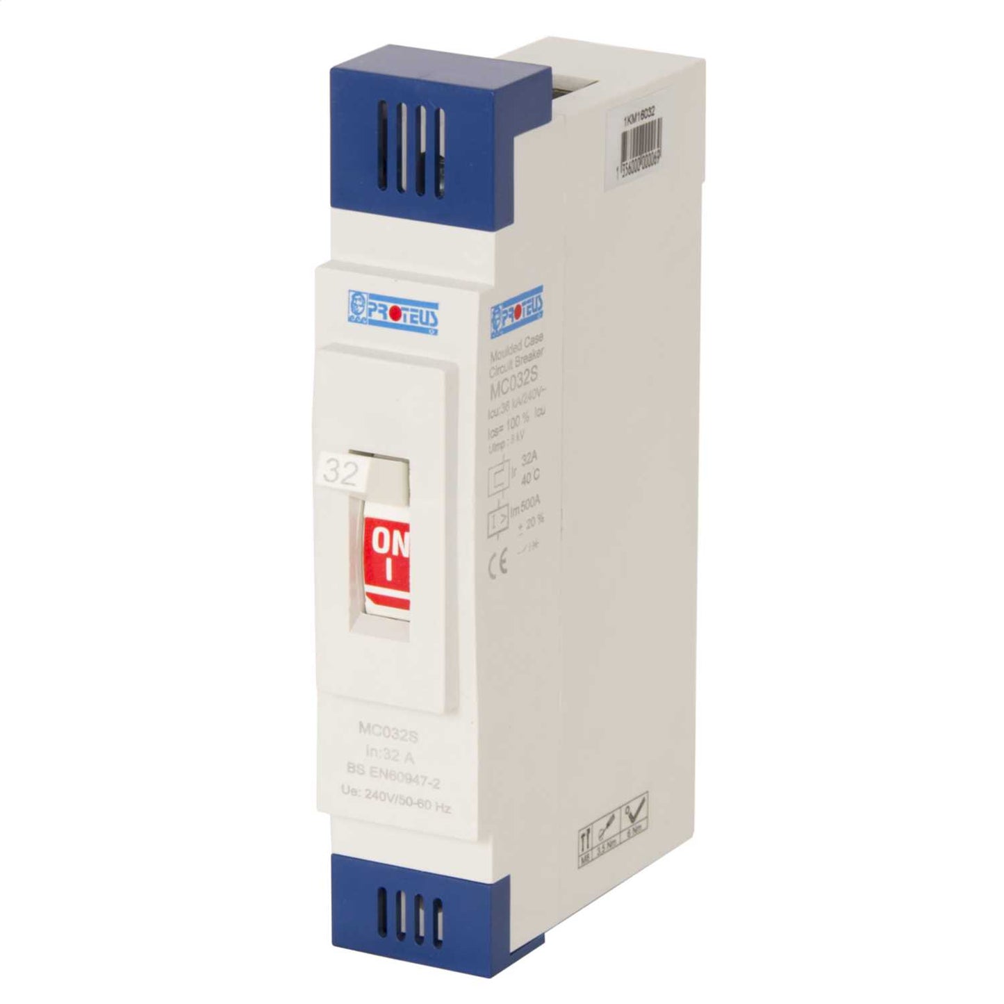 Proteus 32A Single Pole 36kA Mccb