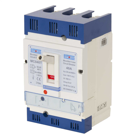 Proteus 40A Triple Pole 36kA Mccb
