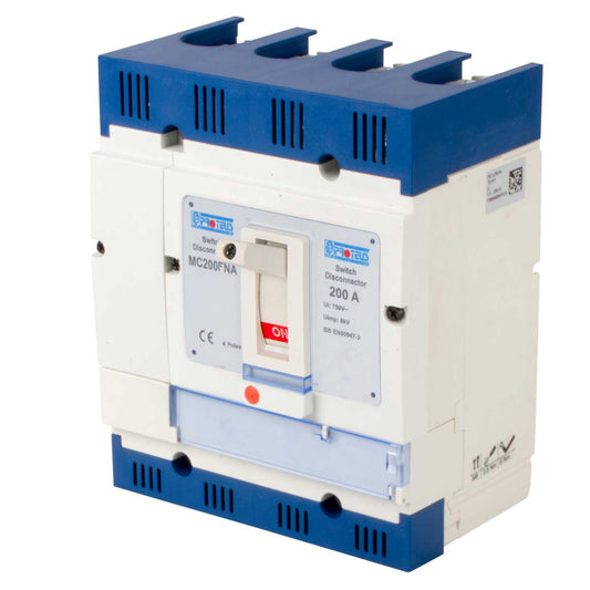 Proteus 200A Four Pole Non-Auto Mccb