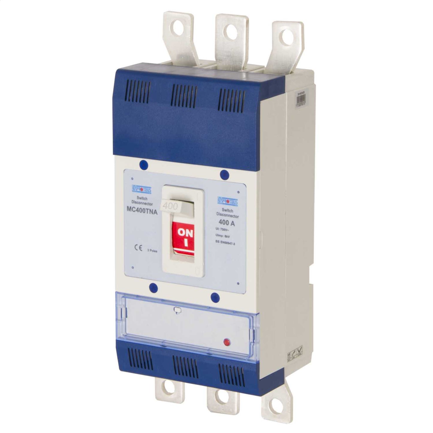 Proteus 400A Triple Pole 36kA Non-Auto Mccb